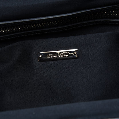 Miu Miu Nappa Matelasse Shoulder Bag Black 5 of 9