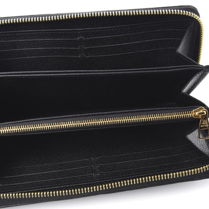 Louis Vuitton Empreinte Zippy Wallet Black 5 of 7
