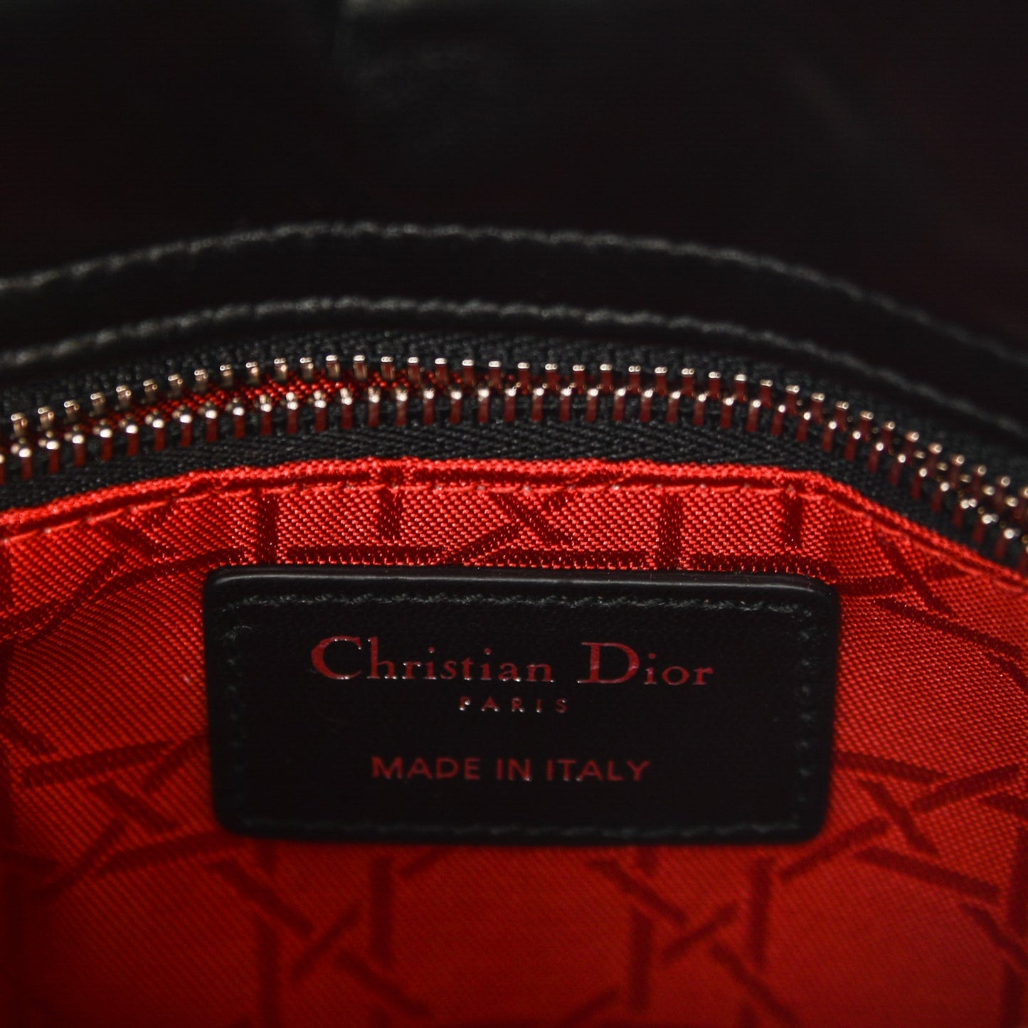 Lambskin Cannage Mini Lady Dior Black