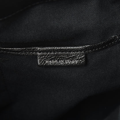 Burberry Goatskin Vintage Check Medium Banner Tote Black 6 of 11