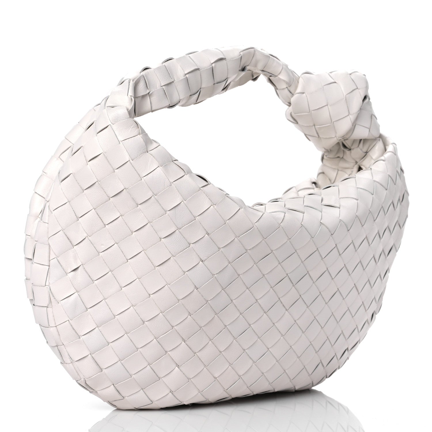 Bottega Veneta Nappa Intrecciato Teen Jodie Hobo White 3 of 8
