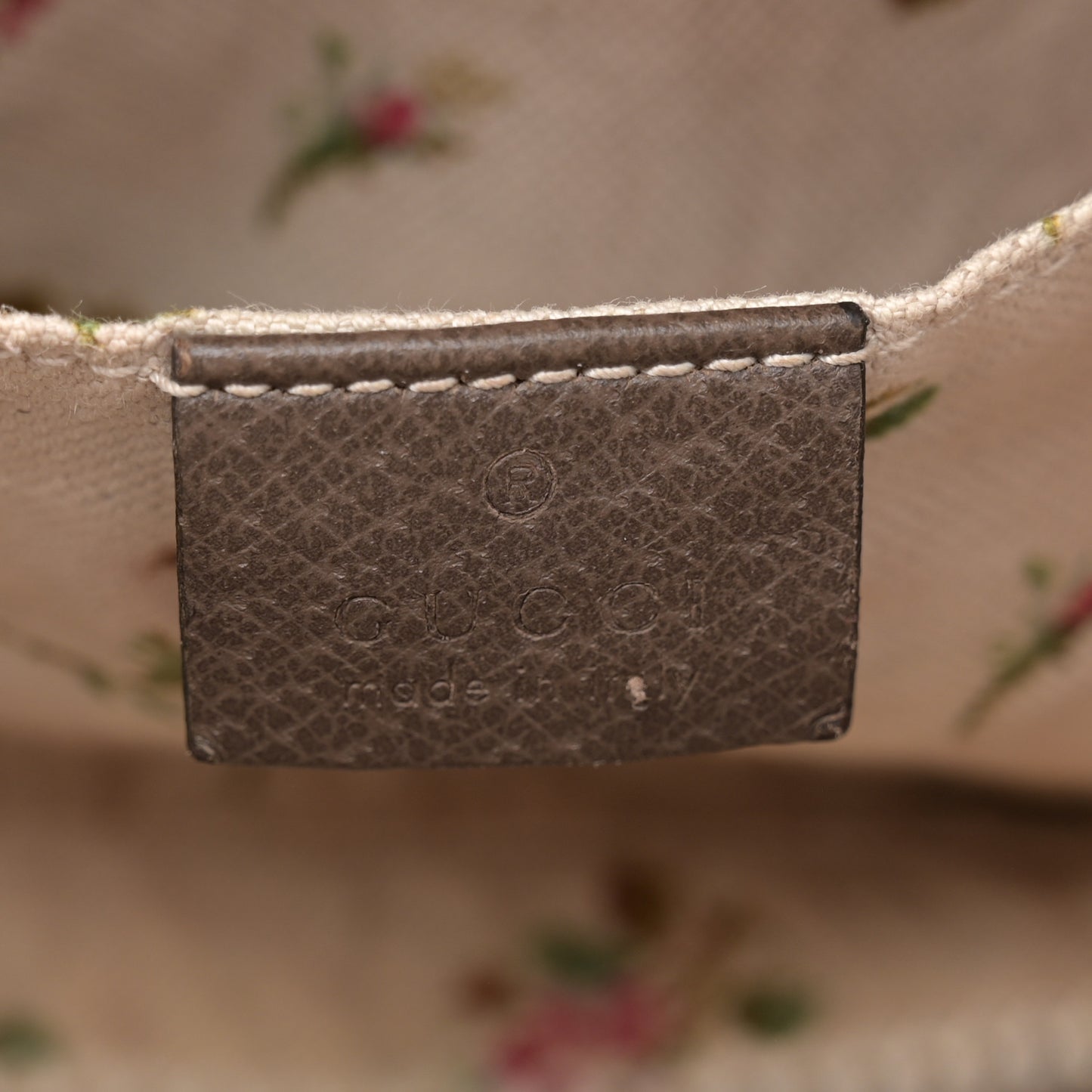 GG Supreme Monogram Web Neo Vintage Shoulder Bag Beige New Acero Crop
