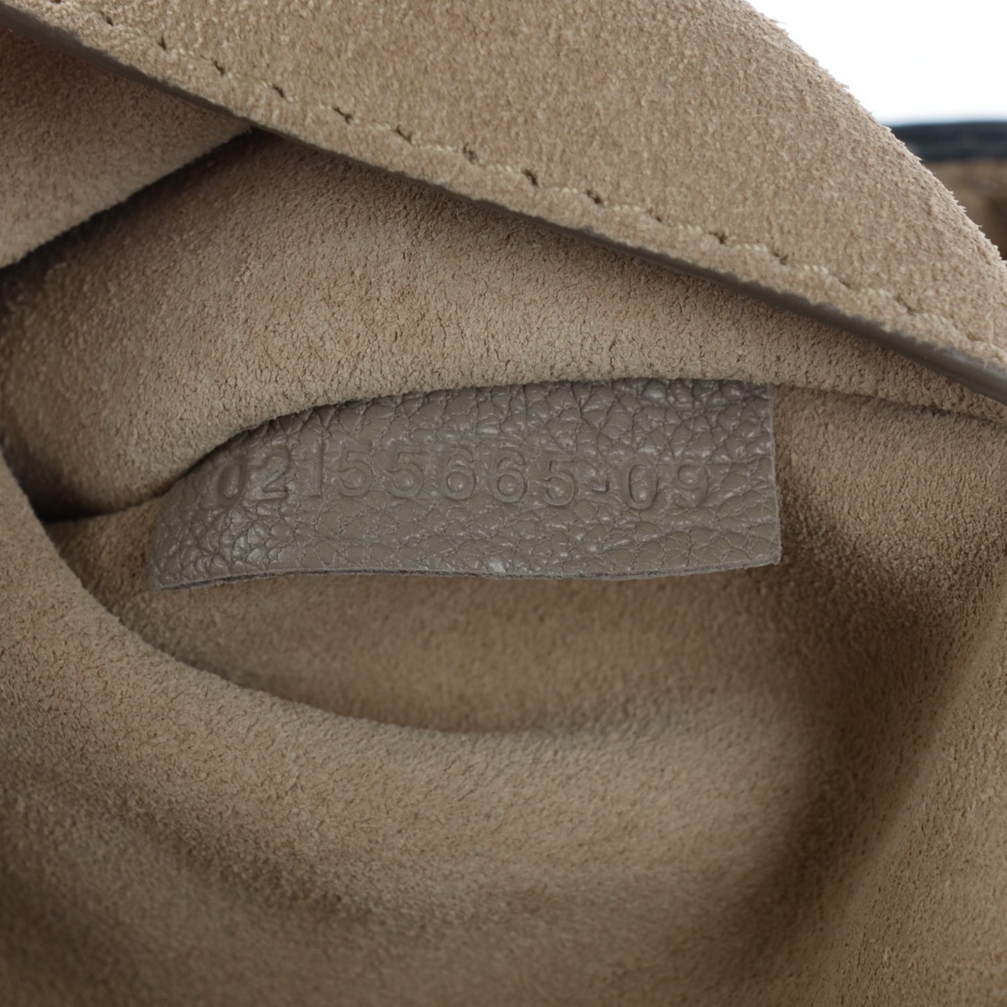 Grained Lambskin Drew Shoulder Bag Motty Grey