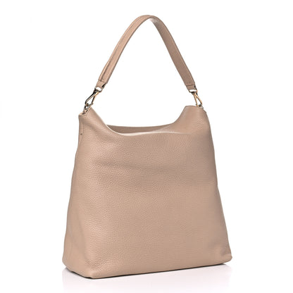 Burberry Grainy Calfskin Medium Cale Hobo Light Nude 2 of 7