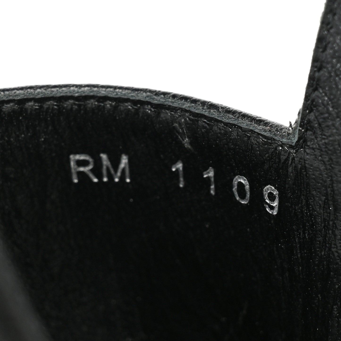 Goatskin 4G Flat Sandals 40 Black