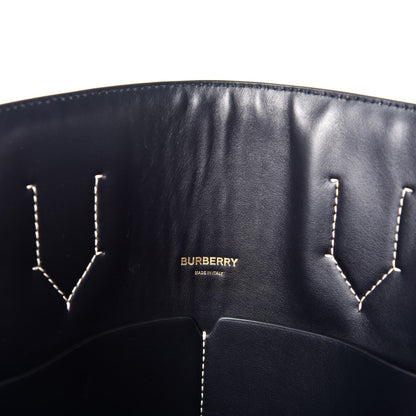 Burberry E-Canvas Monogram Large Society Tote Bridle Brown 6 of 9