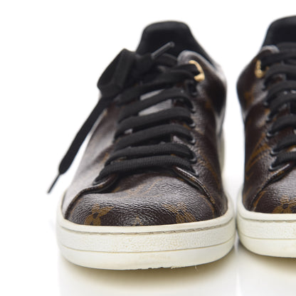 Louis Vuitton Patent Monogram Frontrow Sneakers 37 11 of 14