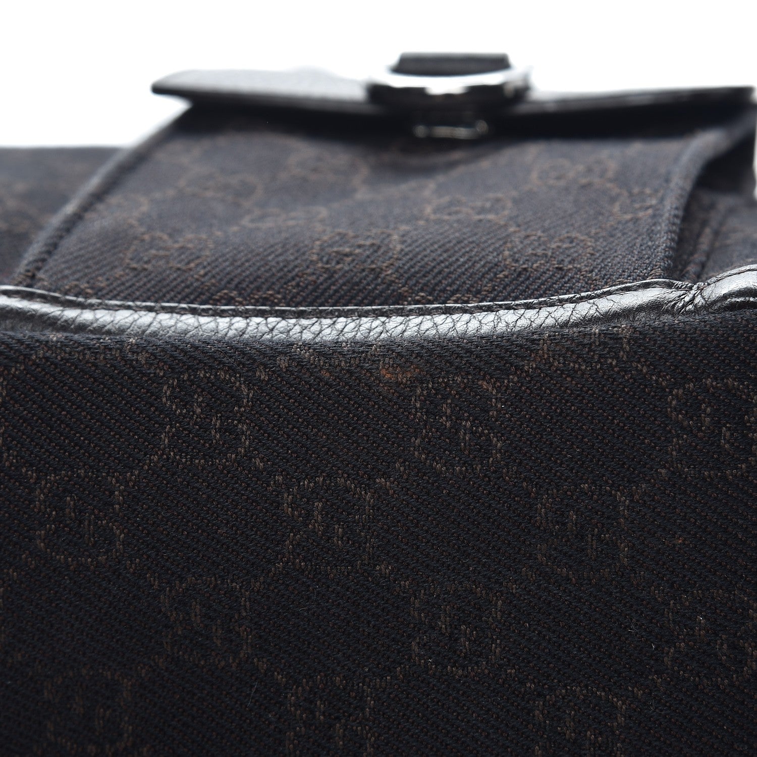 Gucci Monogram Abbey D Ring Tote Dark Brown 8 of 9
