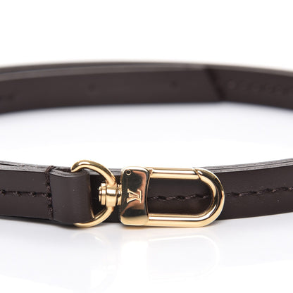 Louis Vuitton Calfskin 12mm Favorite Long Strap Brown 3 of 5
