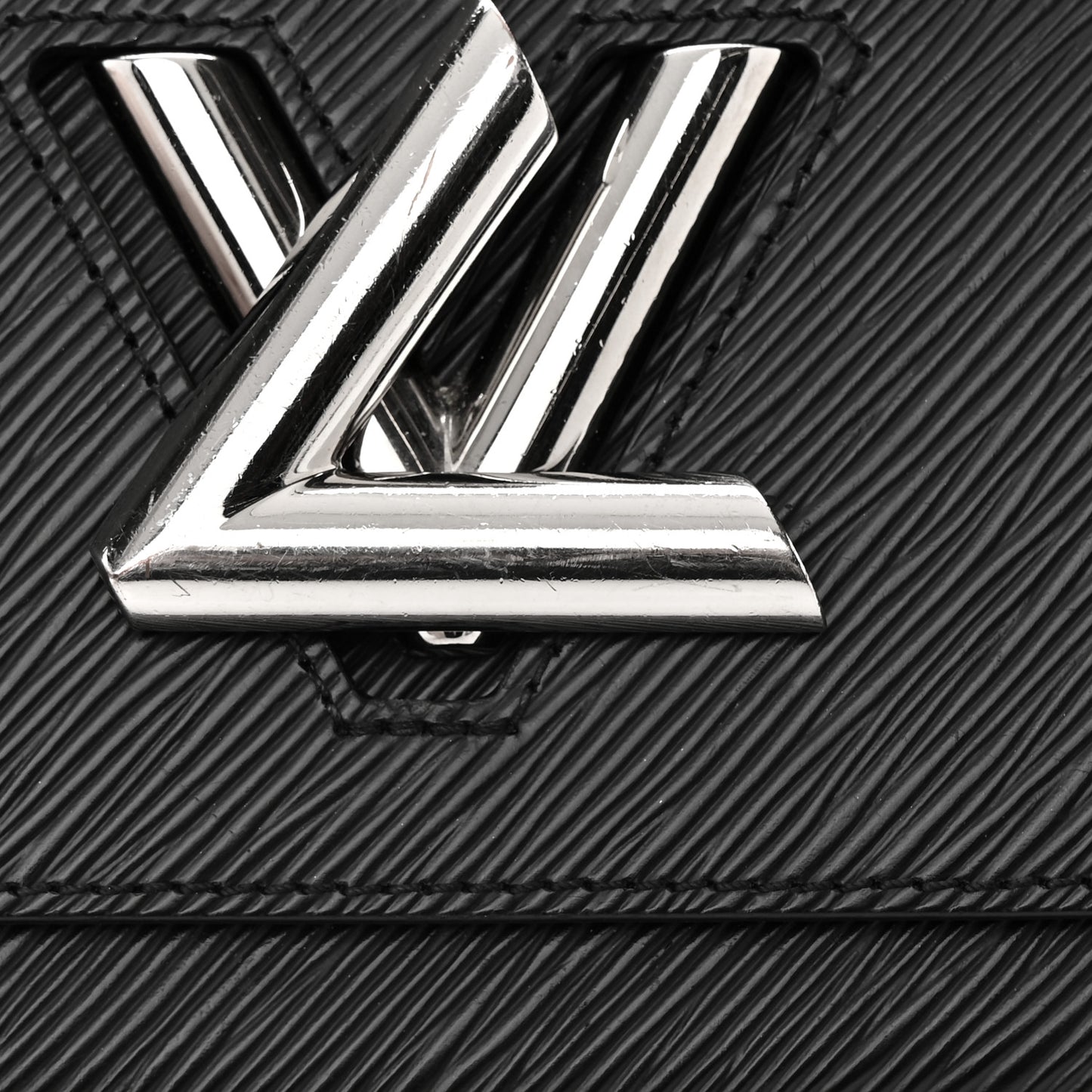 LOUIS VUITTON Epi Twist Shoulder Bag MM Black