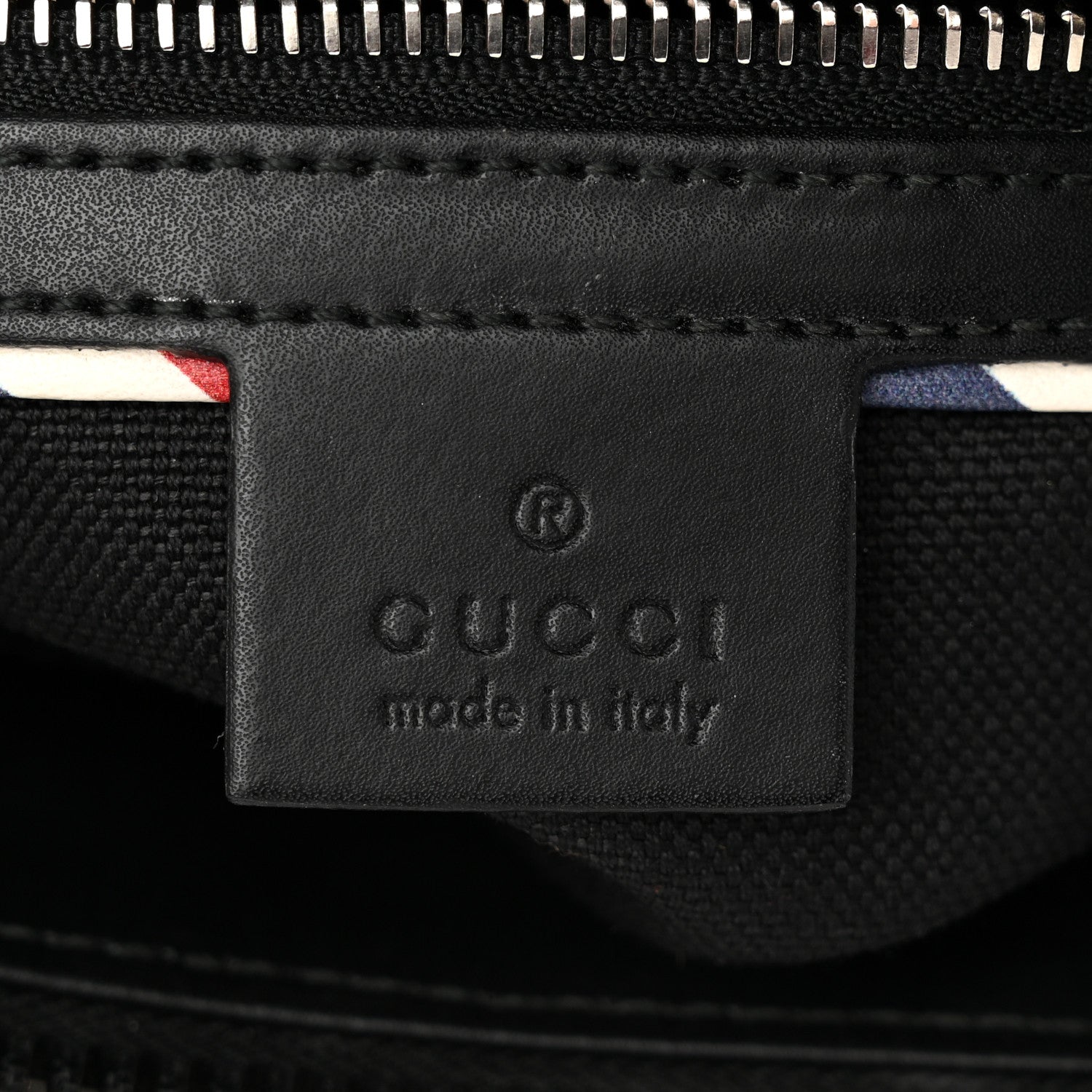 Gucci GG Supreme Monogram Night Courrier Flat Messenger Bag Black Multicolor 6 of 13