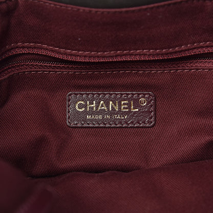 Chanel Glazed Calfskin Stingray Large Bindi CC Tote Grey 6 of 12