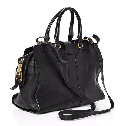 Saint Laurent Sheepskin Small Cabas ChYc Black 3 of 14