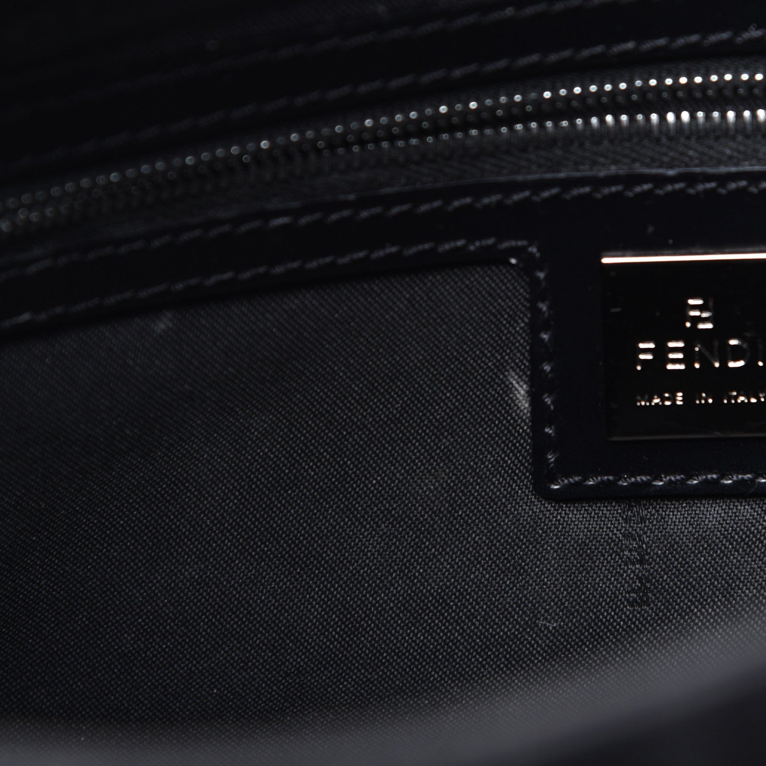 Fendi Zucca Mama Baguette Black 9 of 9