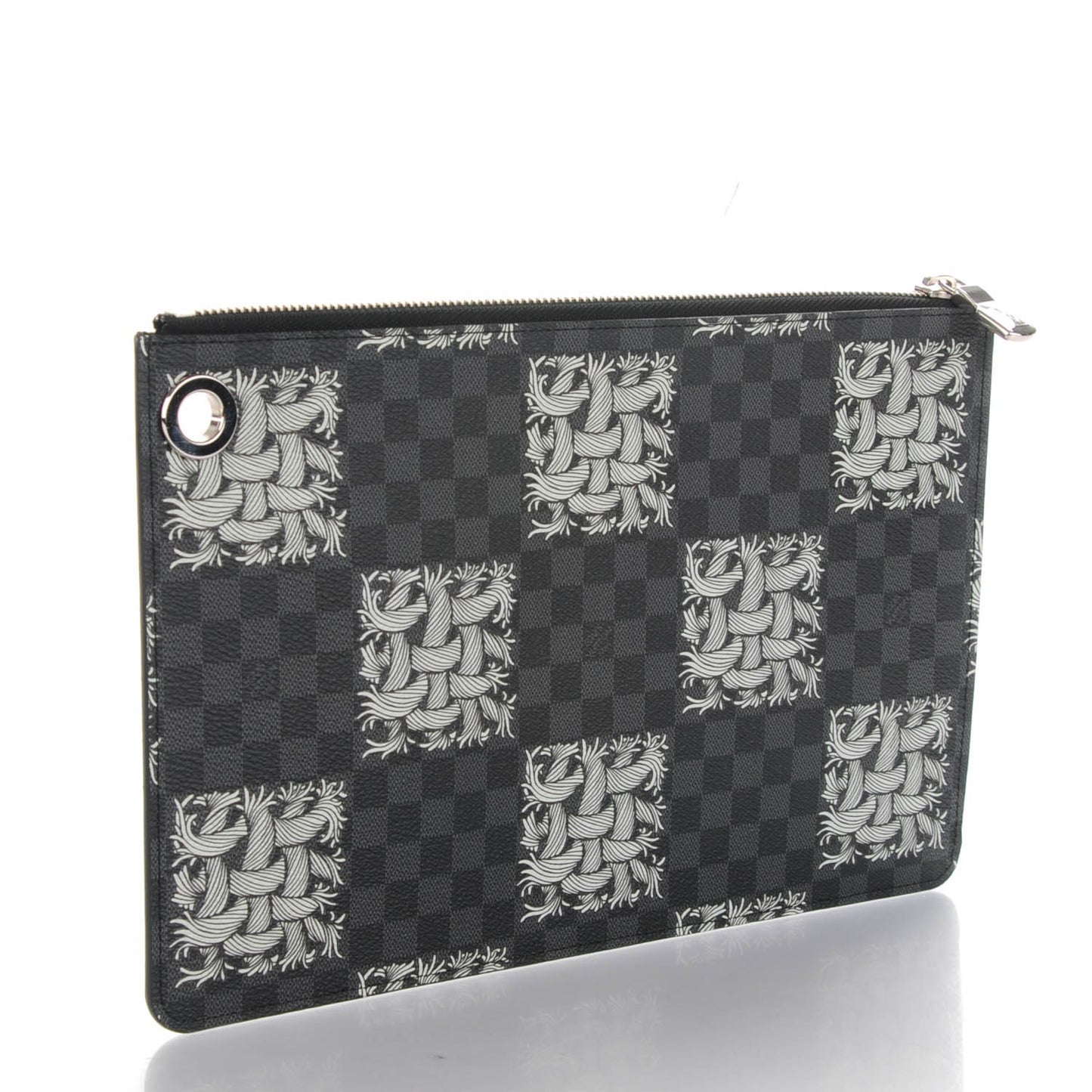 Damier Graphite Rope Pochette Jour PM White