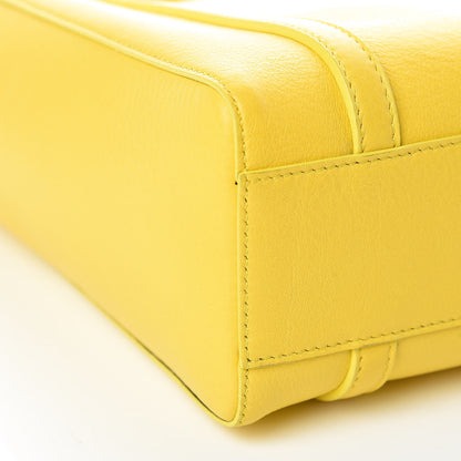 Balenciaga Smooth Calfskin Logo XXS Everyday Tote Jaune Soleil Black 5 of 9