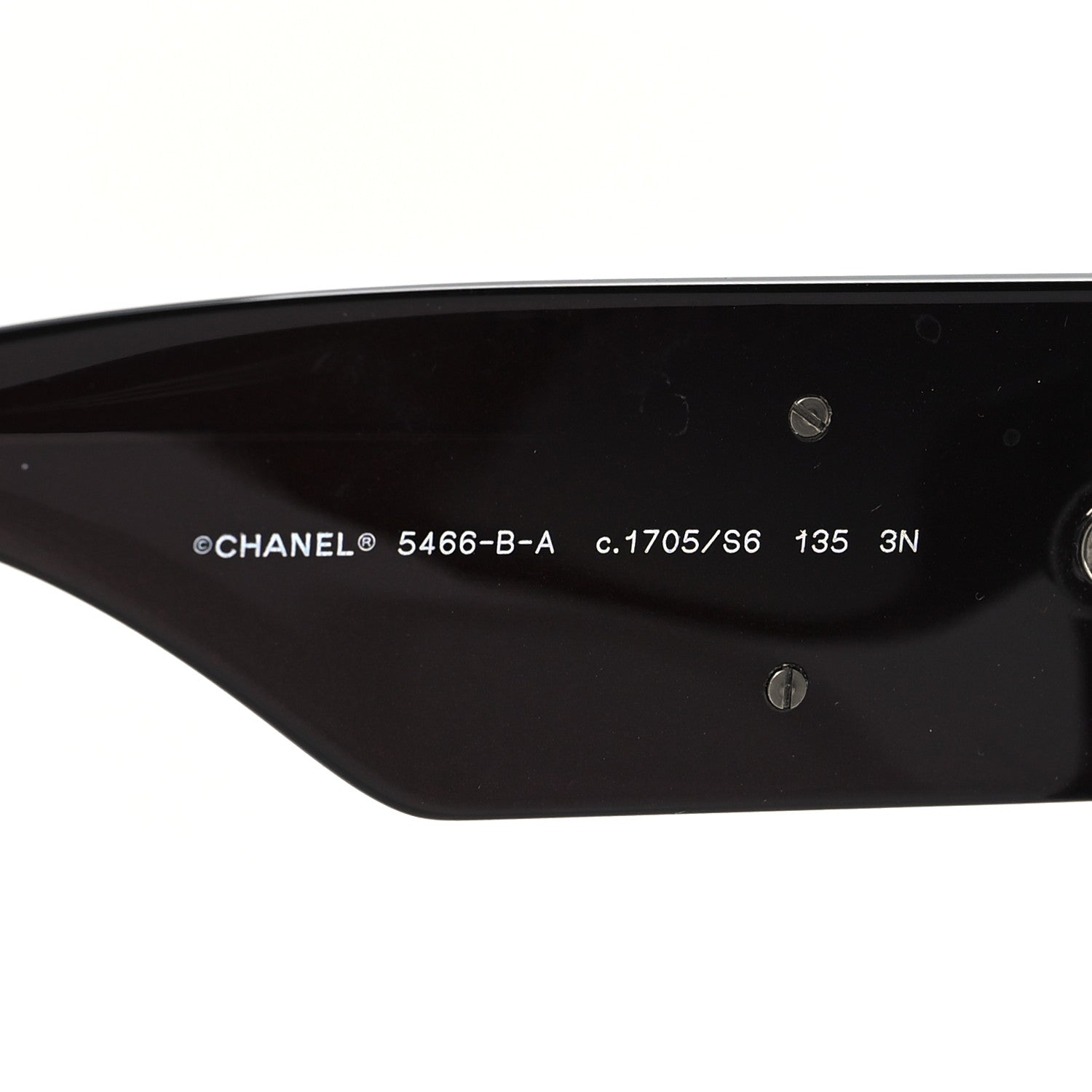 Chanel Acetate Crystal CC Shield Sunglasses 5466-B-A Dark Brown 5 of 6