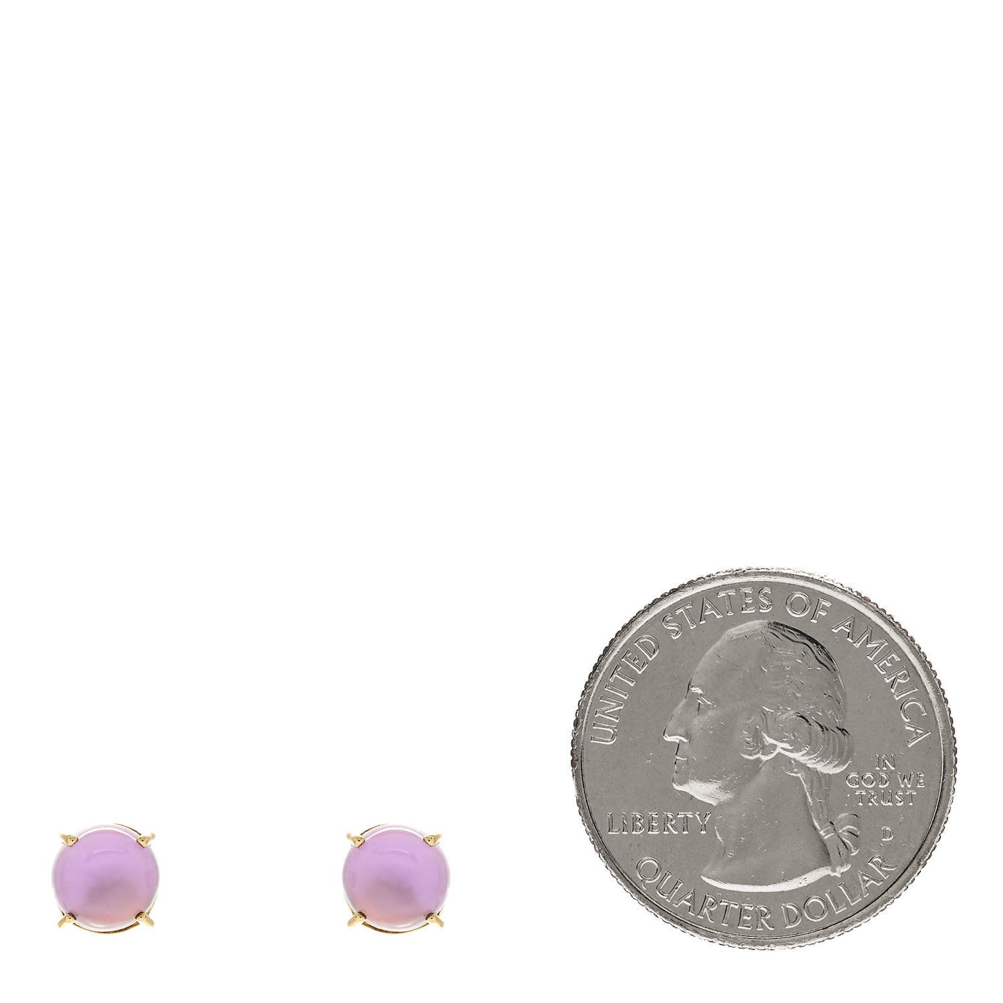 18K Yellow Gold Amethyst Shanghai Earrings