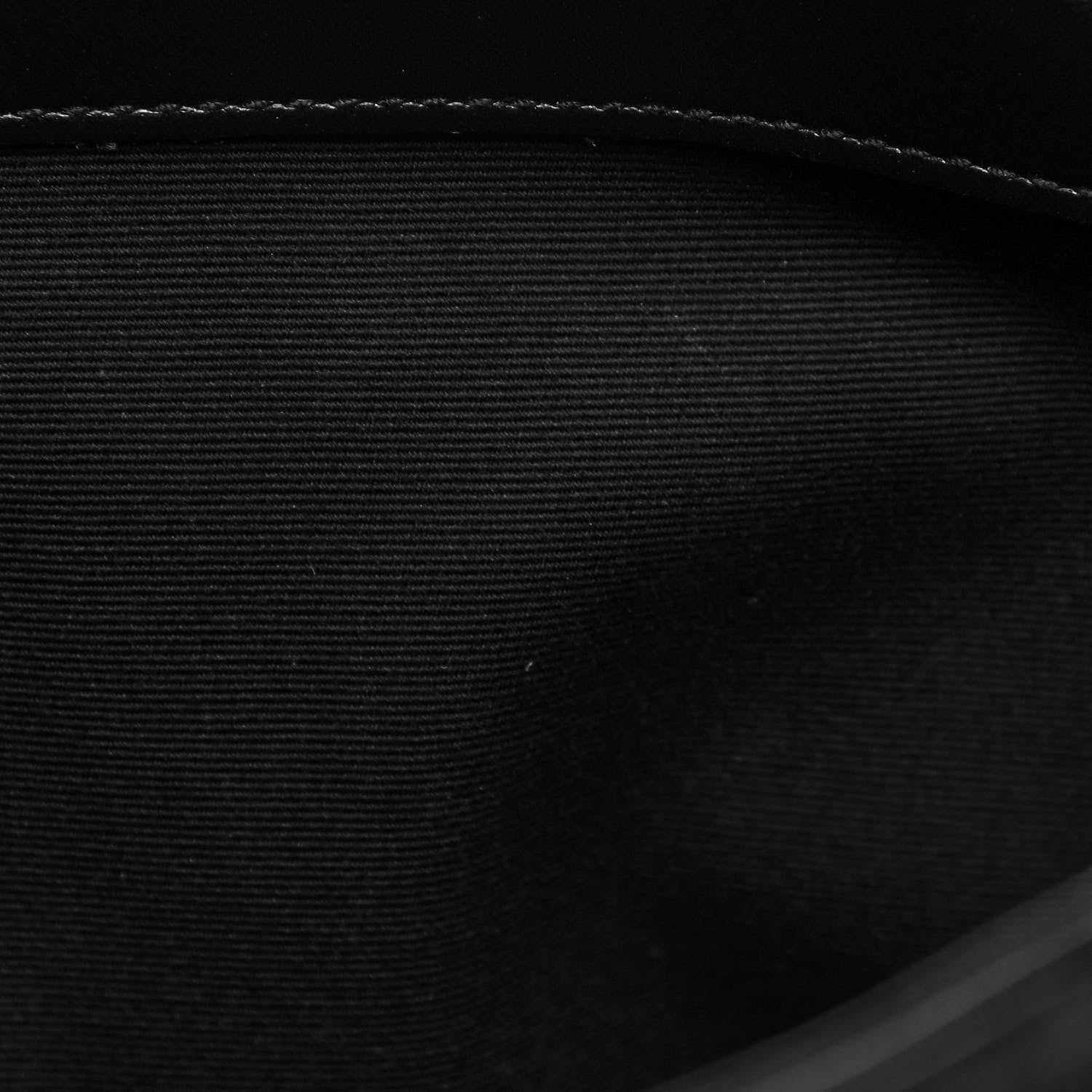 Saint Laurent Calfskin Y Quilted Monogram Large Loulou Chain Satchel Black 11 of 12