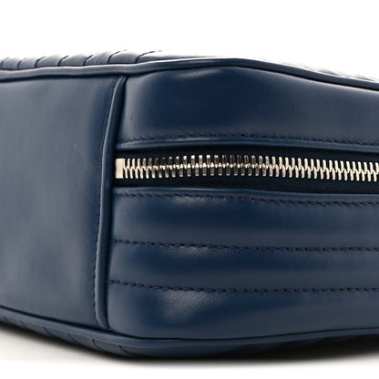 Prada Soft Calfskin Impunture Diagramme Camera Bag Bluette 10 of 12