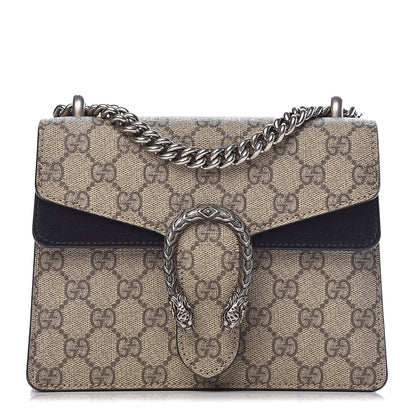 Gucci GG Supreme Monogram Mini Dionysus Shoulder Bag Black 1 of 10