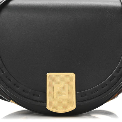 Fendi Vitello King Plexiglass Moonlight Shoulder Bag Black 8 of 10