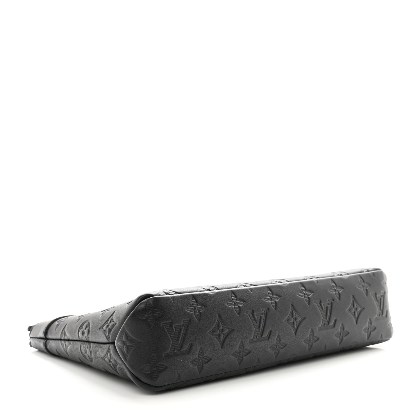 Shadow Calfskin Monogram Pochette Voyage Souple Black