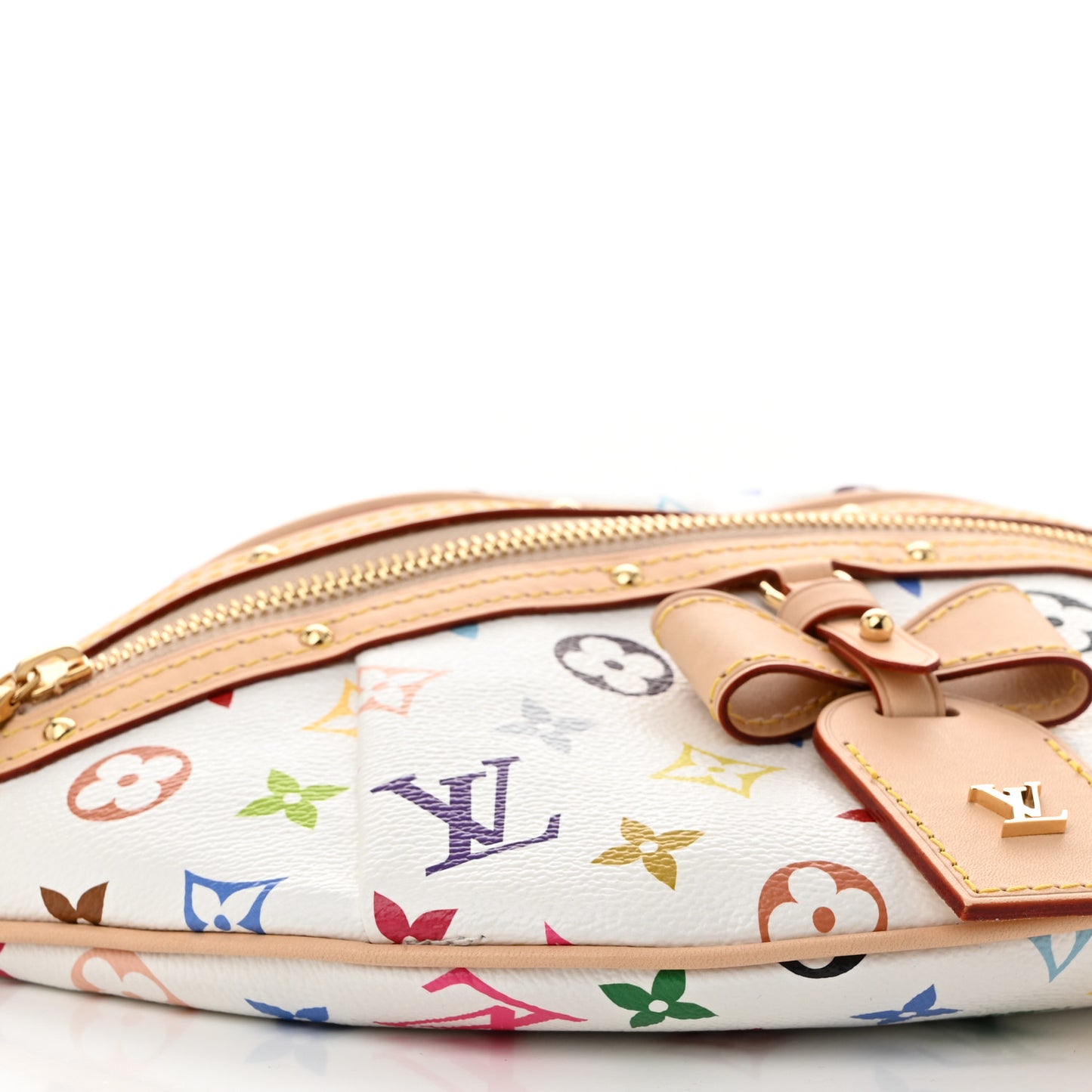 LV X TM Monogram Multicolor High Rise Bumbag White