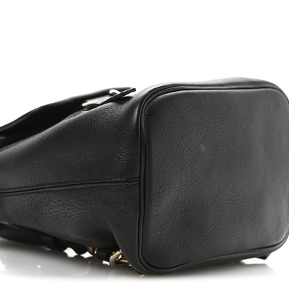 Chloe Suede Calfskin Mini Faye Backpack Black 9 of 10