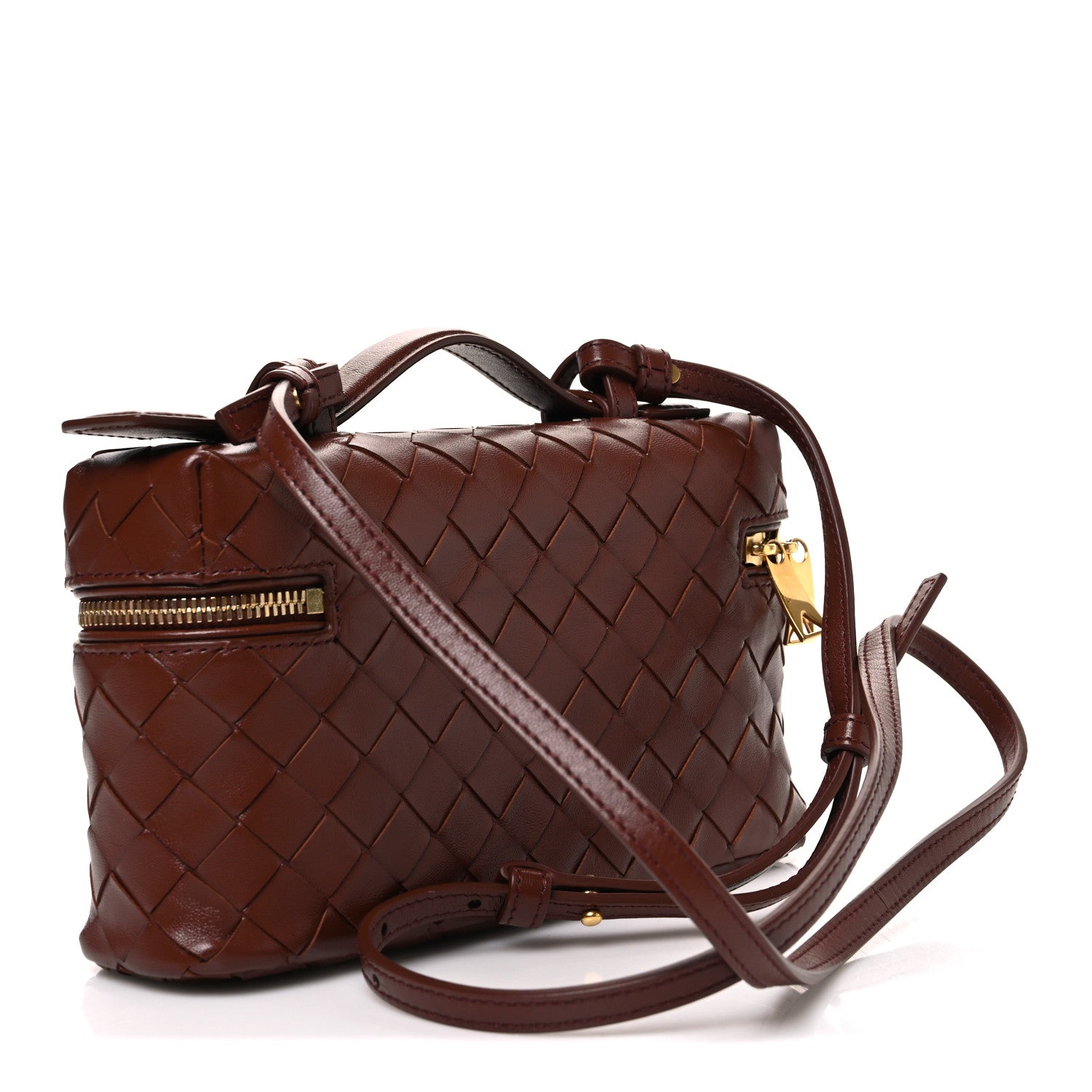 Bottega Veneta Nappa Intrecciato Bang Bang Vanity Case Sapele 3 of 11