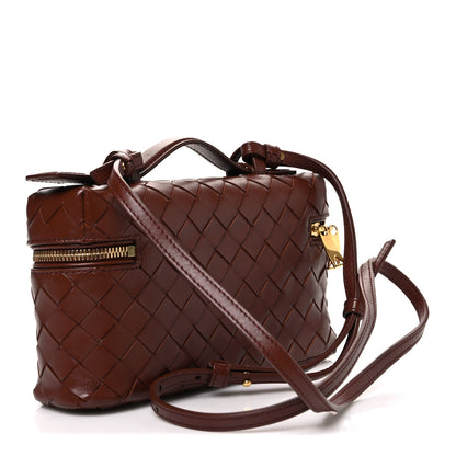 Bottega Veneta Nappa Intrecciato Bang Bang Vanity Case Sapele 3 of 11