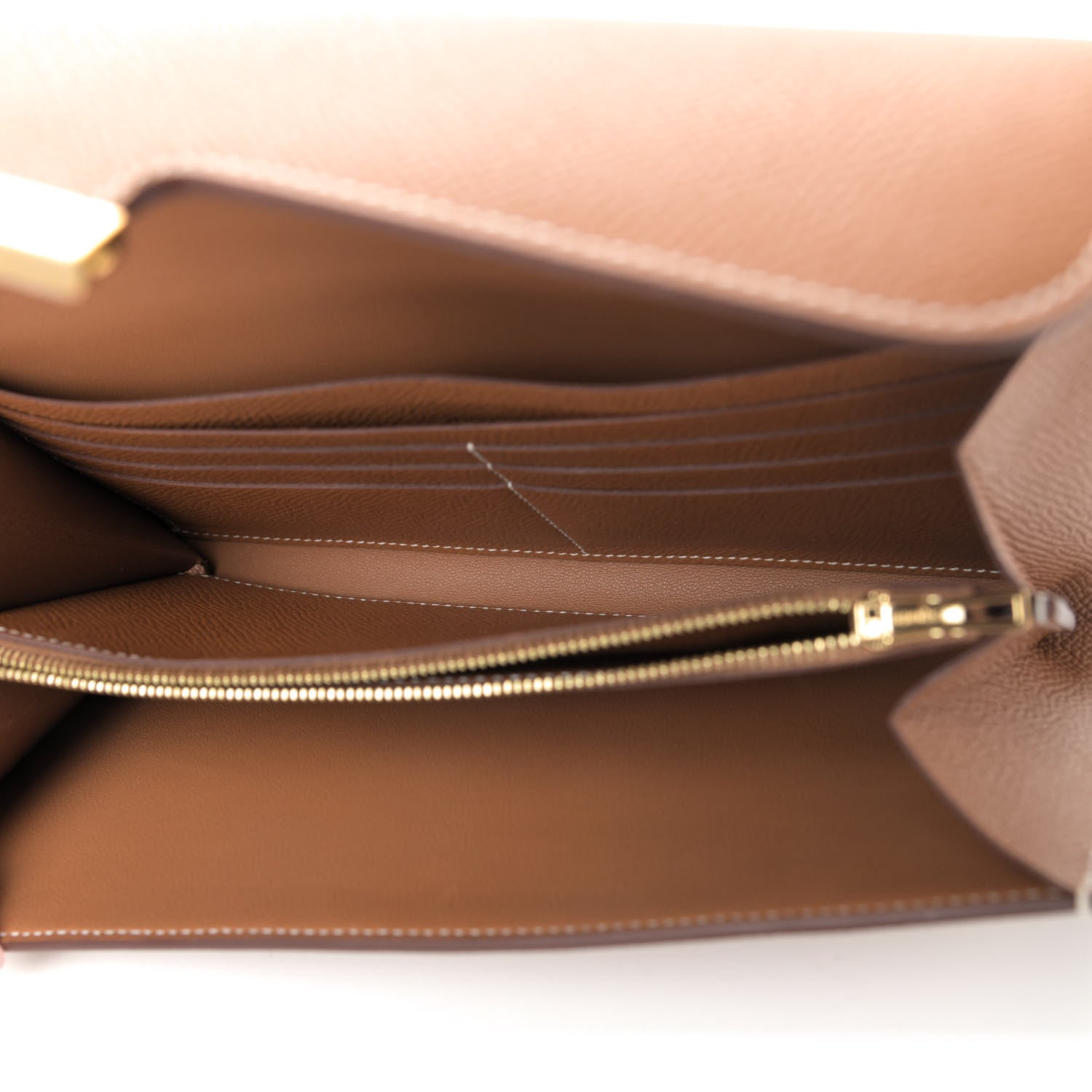 Hermes Epsom Constance Long Wallet To Go Gold 4 of 4