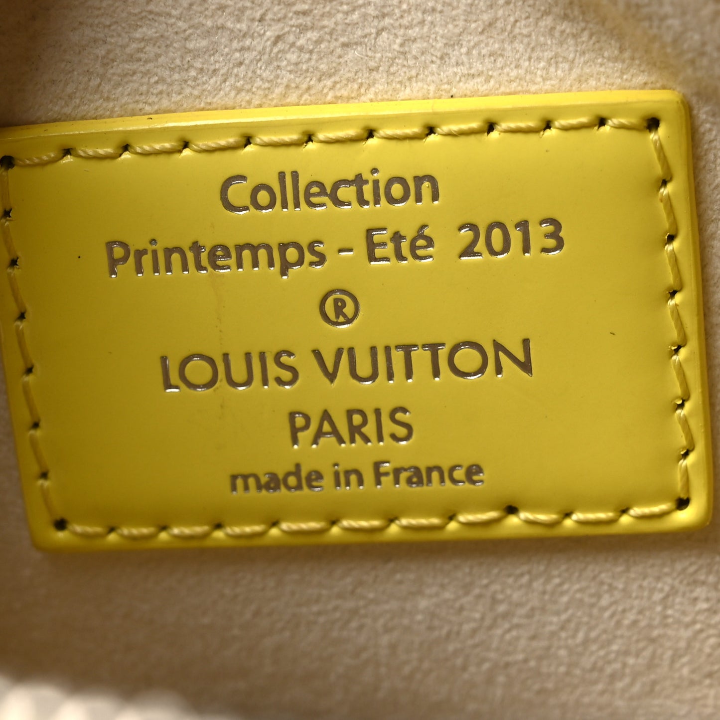 Damier Facette Speedy Cube PM Yellow