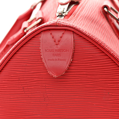 Louis Vuitton Epi Speedy 25 Castillan Red 6 of 19