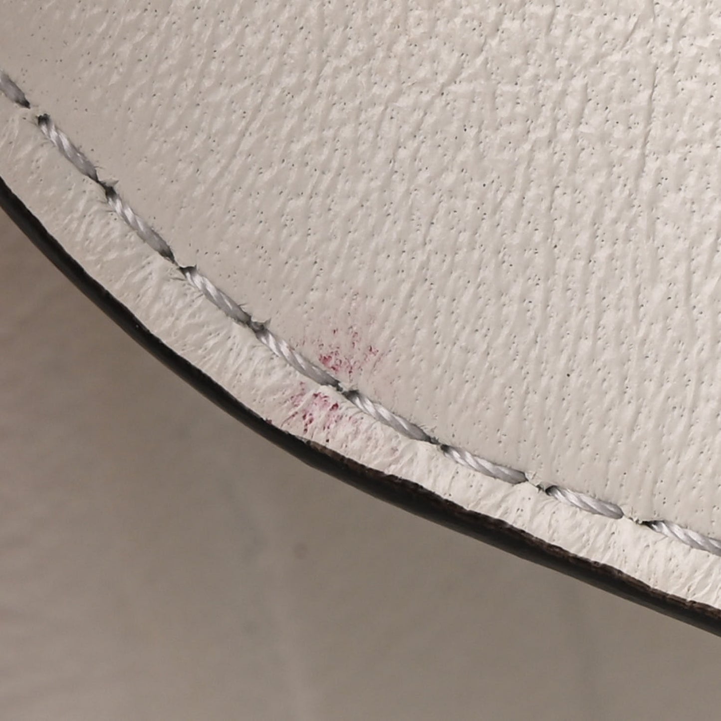 Nappa FF 1974 Embossed Baguette White