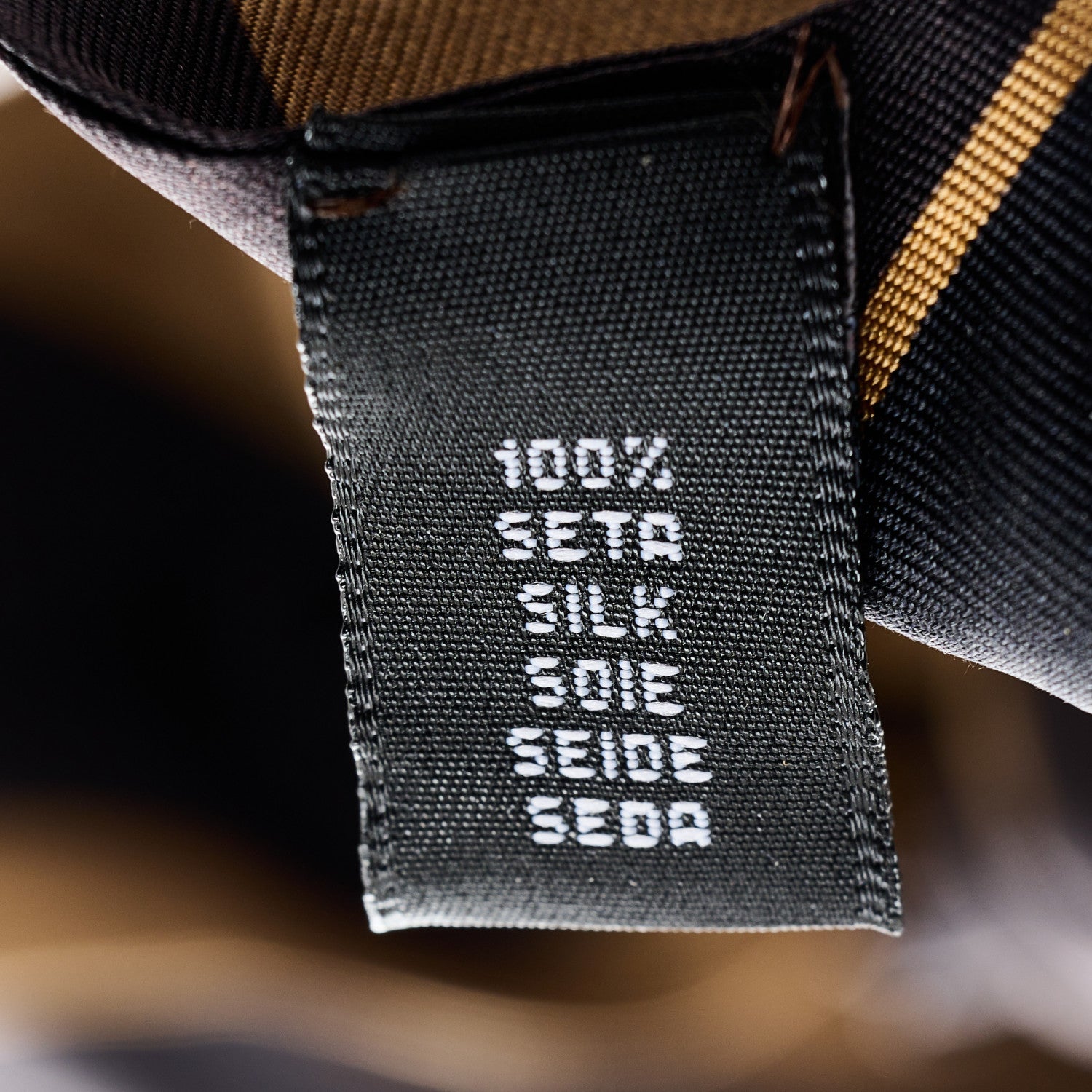 Fendi Silk Calfskin Strap You Tobacco Moro Ebano 7 of 7