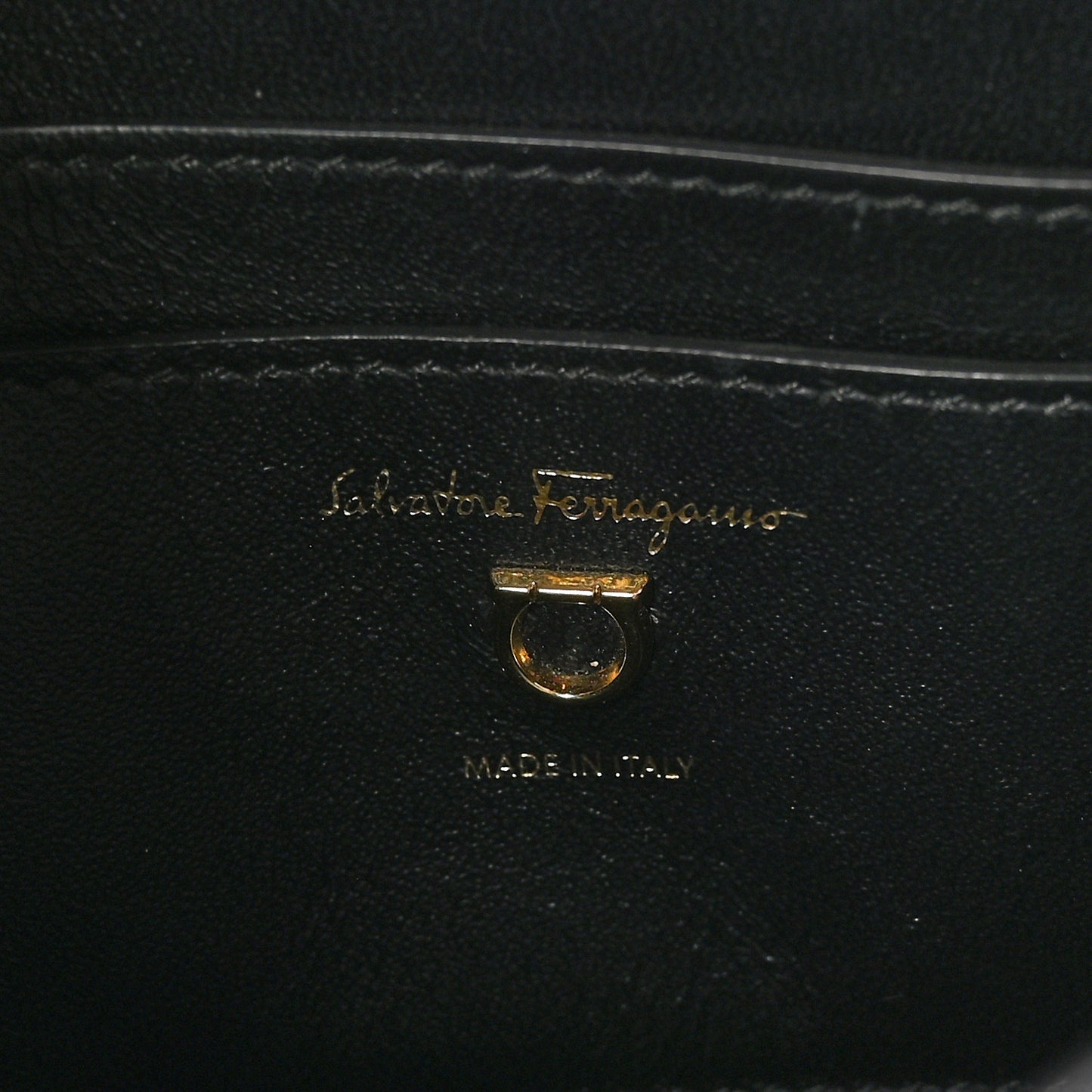 Calfskin Aura Shoulder Bag Black