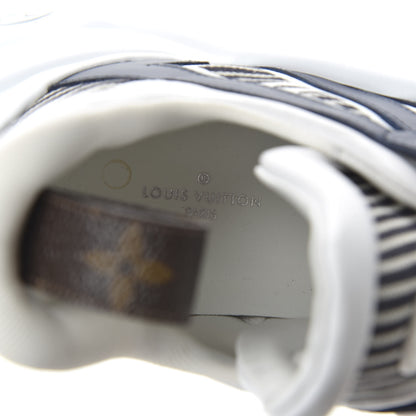 Louis Vuitton Patent Monogram Stripe LV Archlight Sneakers 39 White Blue 7 of 8