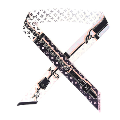 Louis Vuitton Silk Monogram Rising Confidential BB Bandeau Black Rose 1 of 4