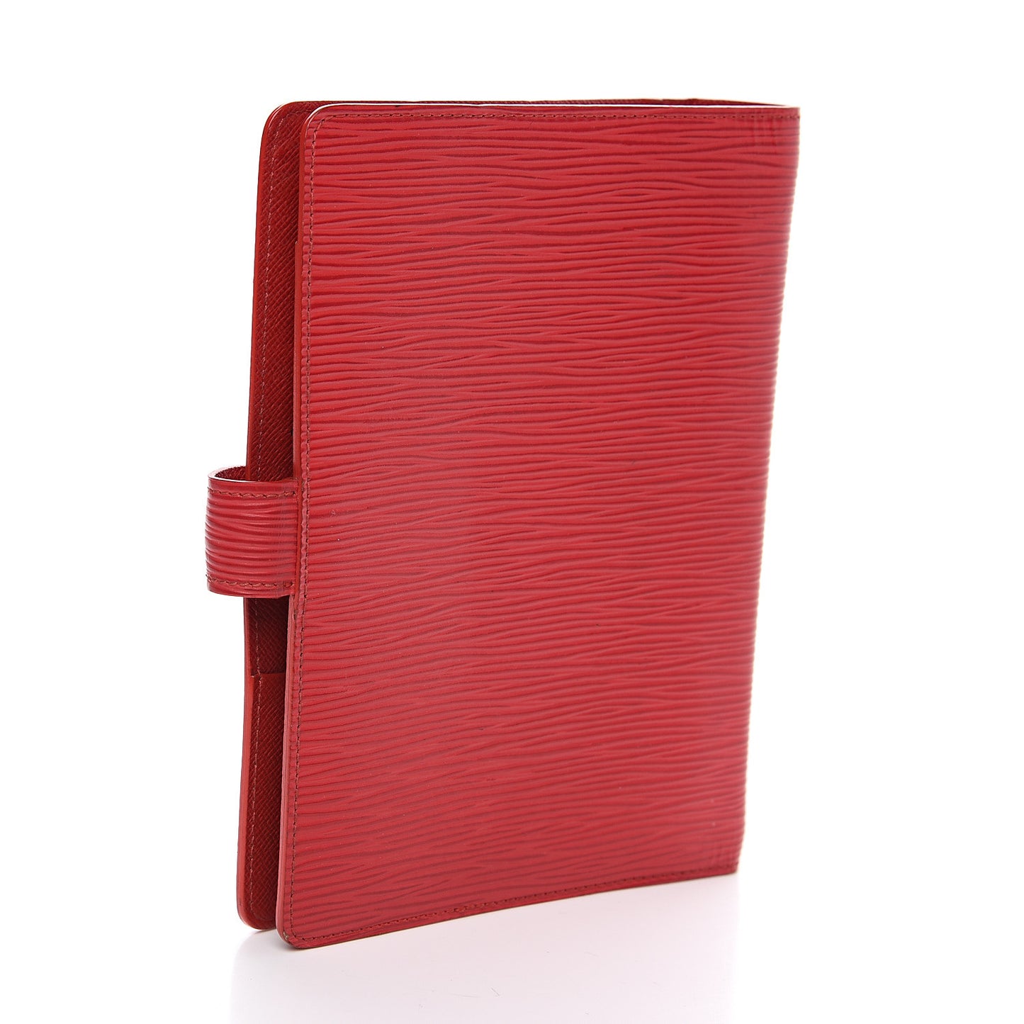 Epi Medium Ring Agenda Cover Rouge