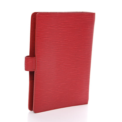 Louis Vuitton Epi Medium Ring Agenda Cover Rouge 2 of 8