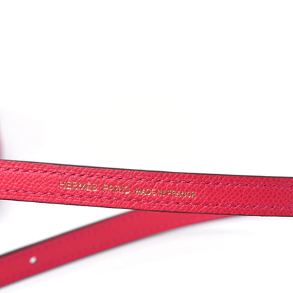 Hermes Epsom Pommette Blush Case Rose Extreme 7 of 11