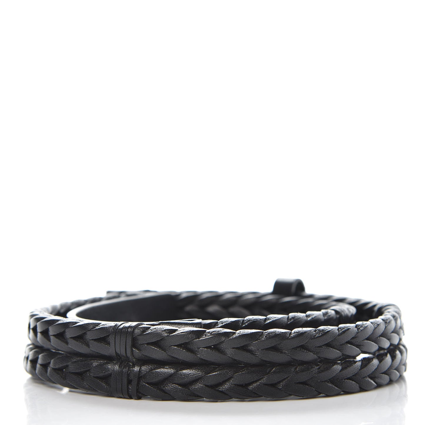 Calfskin Braided Belt 75 30 Black
