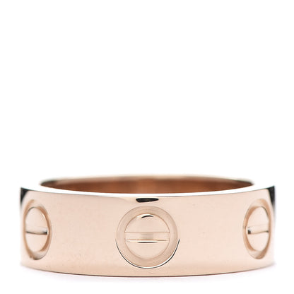 Cartier 18K Pink Gold 5.5mm LOVE Ring 45 3.25 1 of 5