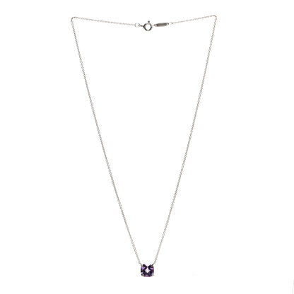 Tiffany Sterling Silver Amethyst Sparklers Pendant Necklace 3 of 5