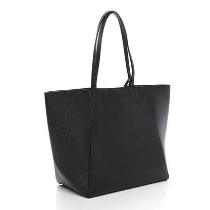 Louis Vuitton Calfskin Lockme Cabas Black 3 of 9