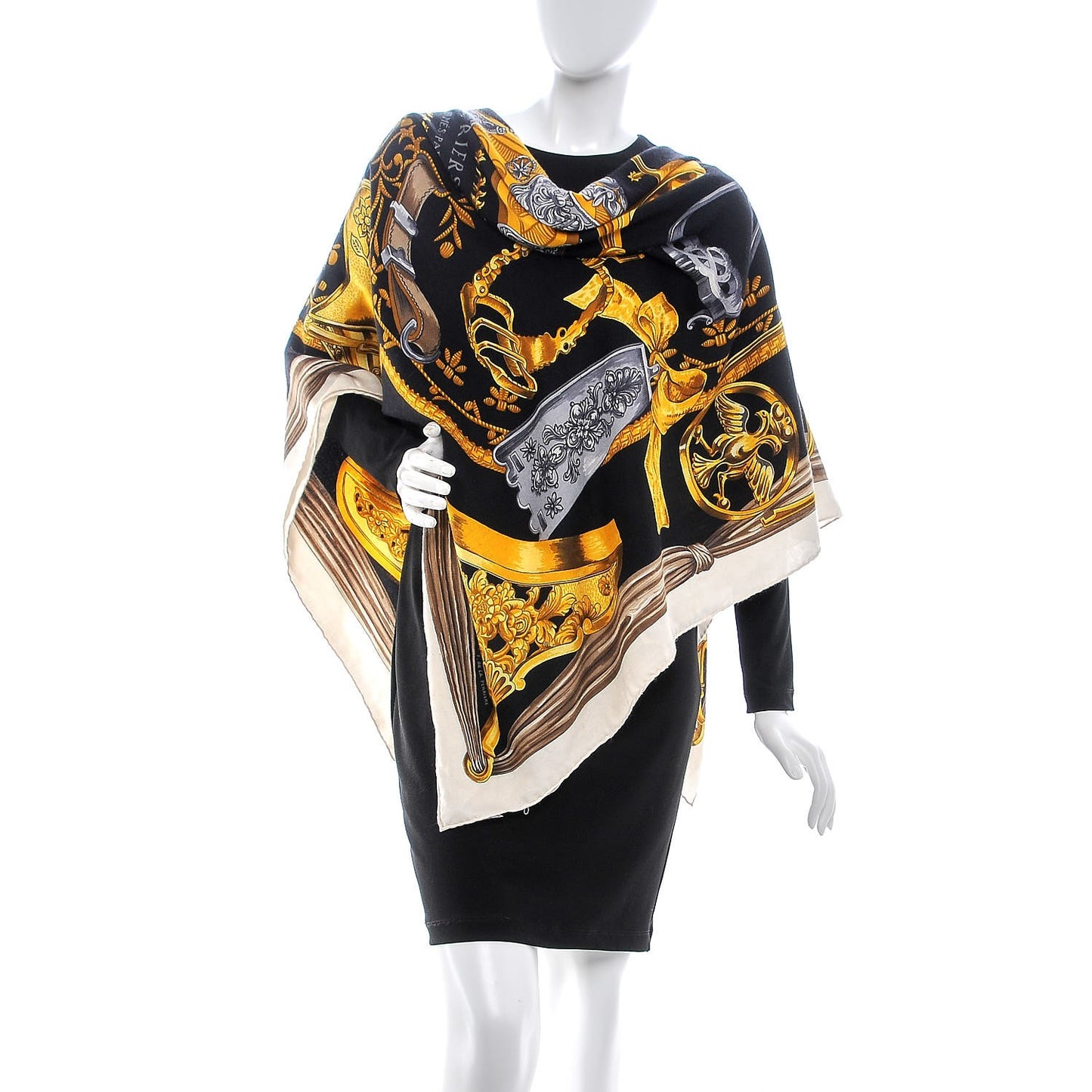 Cashmere Silk Etriers Shawl 140