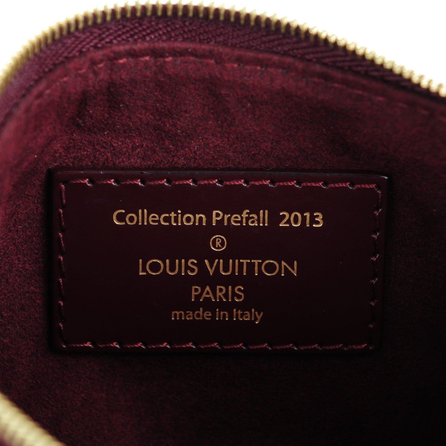 Louis Vuitton Damier Paillettes Mini Pochette Accessories Red 7 of 8