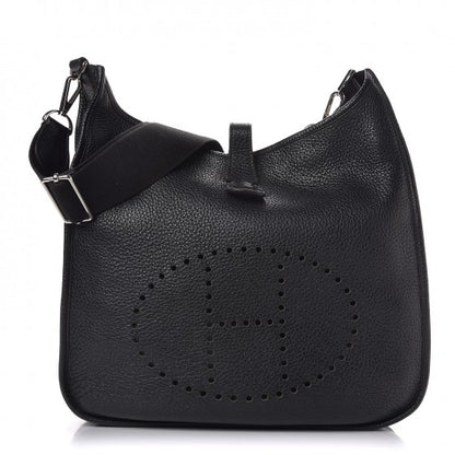 Hermes Taurillon Clemence Evelyne III GM Black 14 of 19