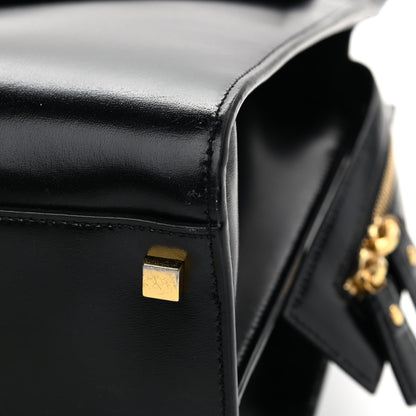 Saint Laurent Shiny Calfskin Medium Uptown Tote Black 11 of 12